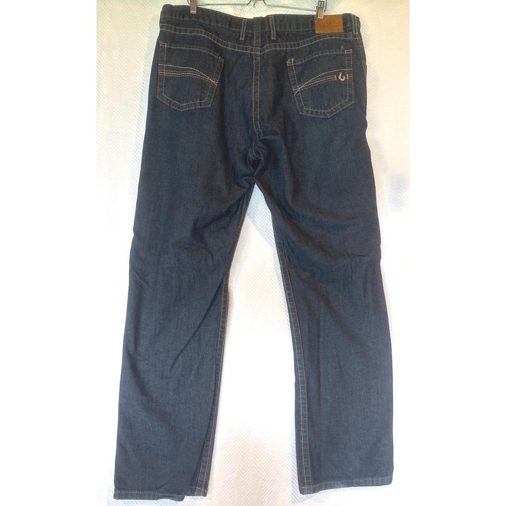 Lapco FR Flame Resistant Work Jeans Mens 42x36 Indigo Blue Denim NFPA 2112 70E - Picture 6 of 10